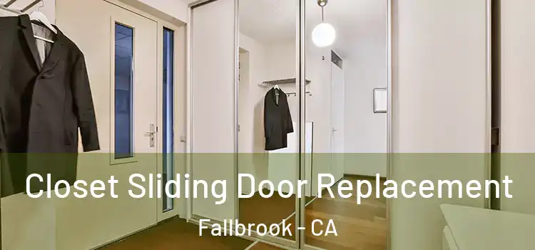 Closet Sliding Door Replacement Fallbrook - CA