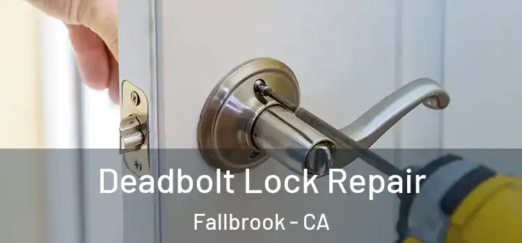 Deadbolt Lock Repair Fallbrook - CA