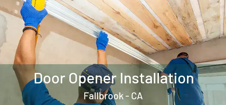 Door Opener Installation Fallbrook - CA