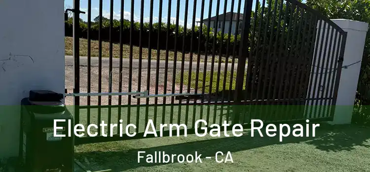 Electric Arm Gate Repair Fallbrook - CA