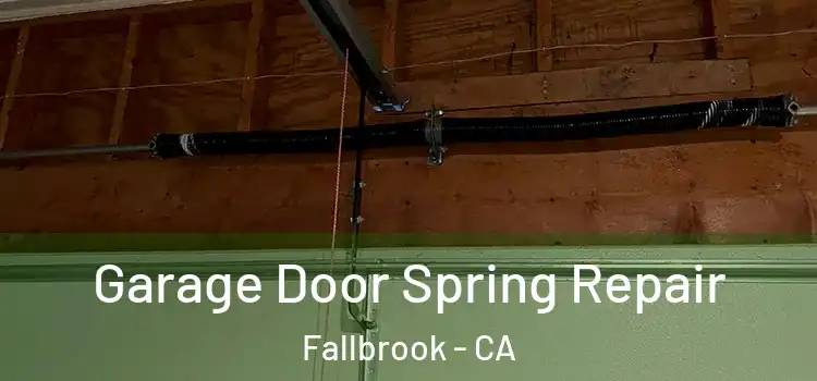  Garage Door Spring Repair Fallbrook - CA