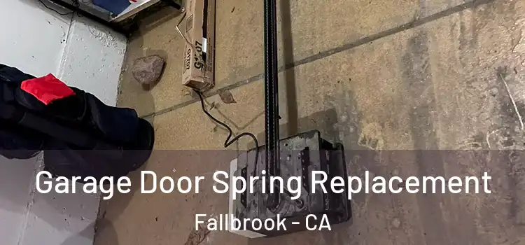  Garage Door Spring Replacement Fallbrook - CA
