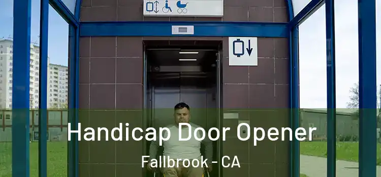 Handicap Door Opener Fallbrook - CA