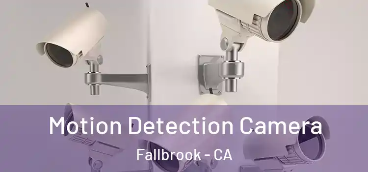  Motion Detection Camera Fallbrook - CA